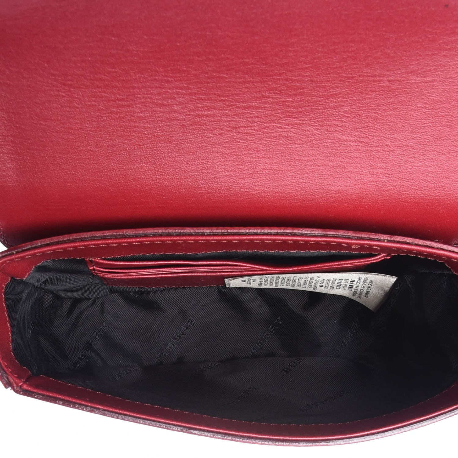 Burberry Patent London Mini Berkeley Crossbody Red 4 of 11