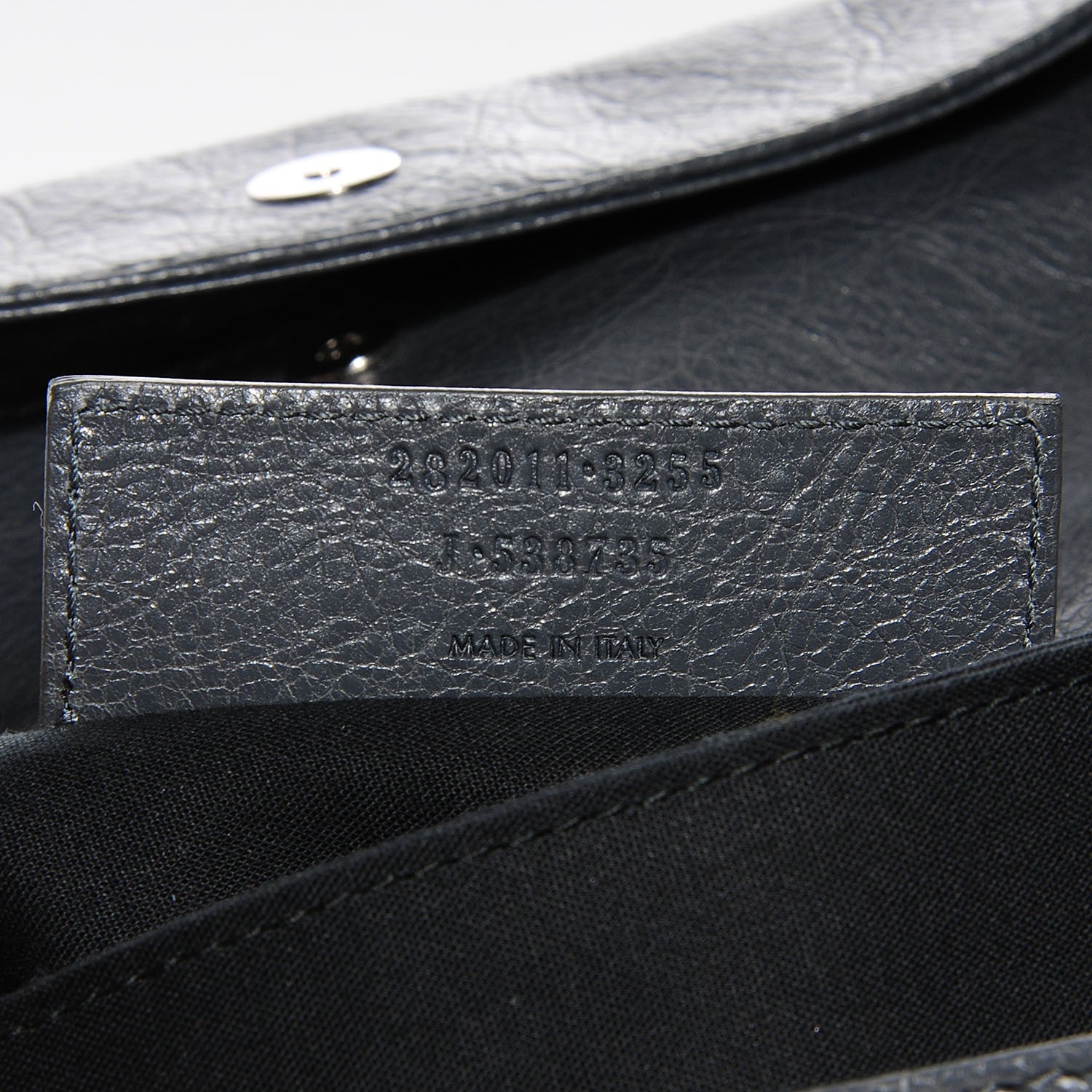 Balenciaga Agneau Giant 12 Silver Hardware Envelope Clutch Gris Tarmac 7 of 10