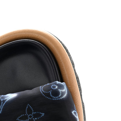 Louis Vuitton Nylon Monogram Womens Pool Pillow Comfort Mules 36 Navy Blue 11 of 13