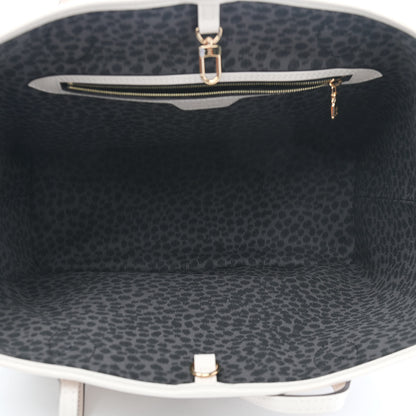 Louis Vuitton Monogram Giant Wild At Heart Neverfull MM Creme 5 of 8