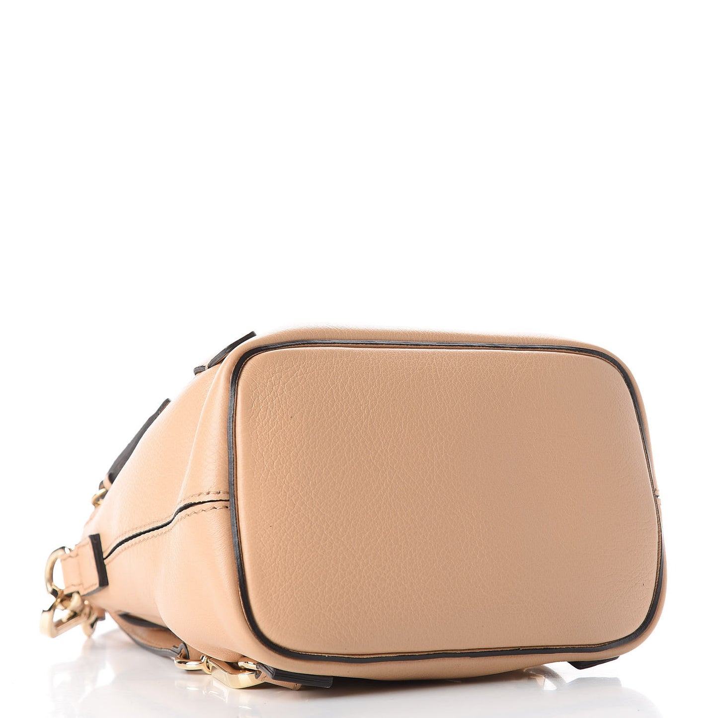 Suede Calfskin Mini Faye Backpack Sand