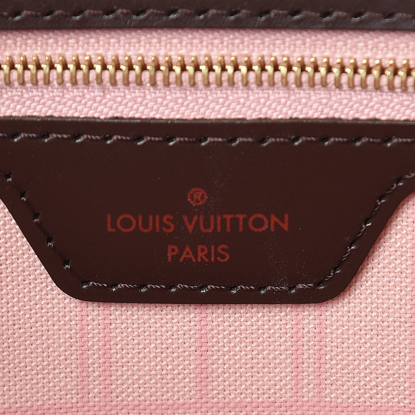 Damier Ebene Neo Neverfull MM Rose Ballerine