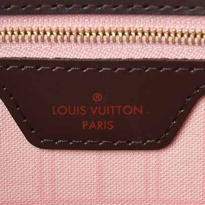 Louis Vuitton Damier Ebene Neo Neverfull MM Rose Ballerine 9 of 11
