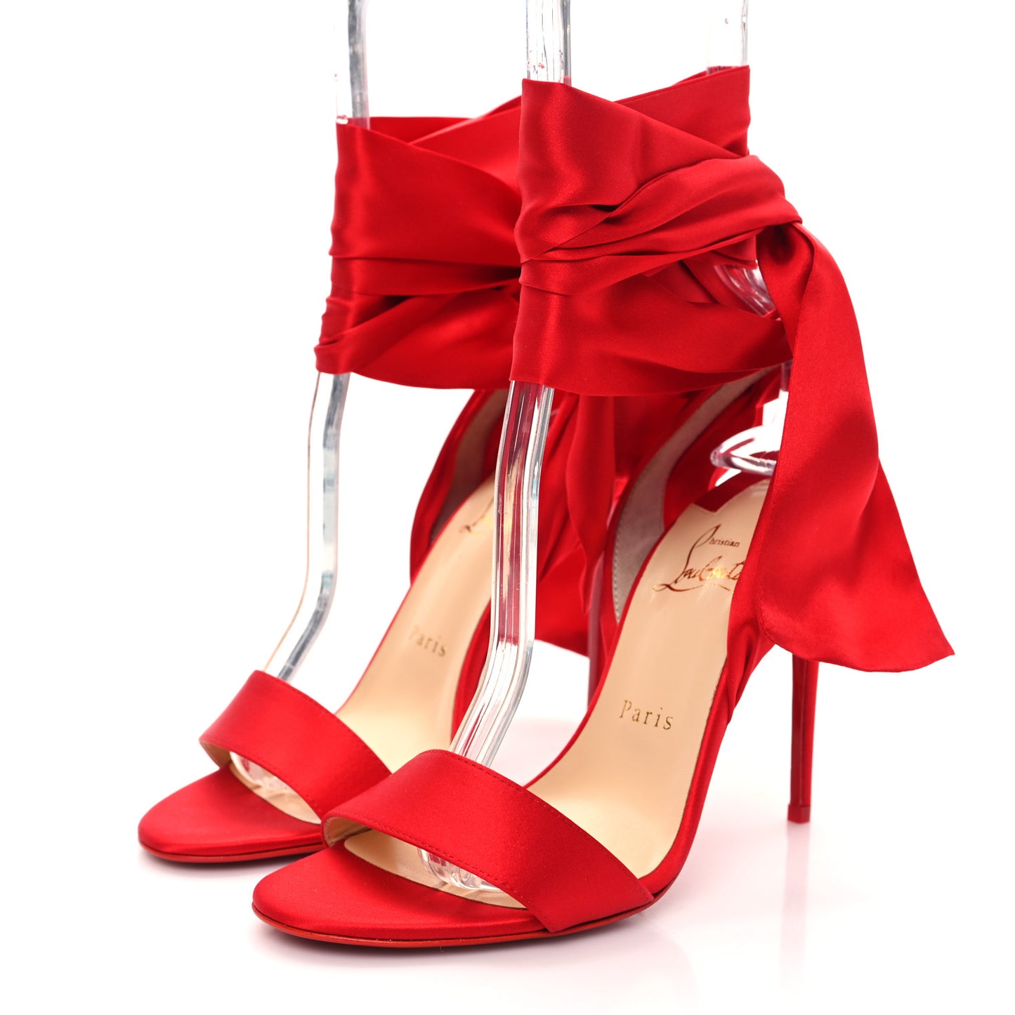 Crepe Satin Du Desert 100 Sandal 38 Loubi