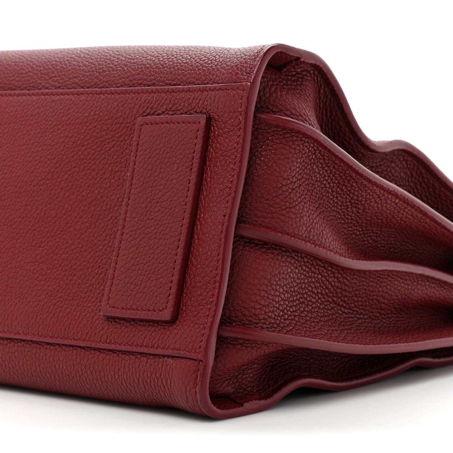 Grained Calfskin Small Supple Sac De Jour Dark Pallisandre