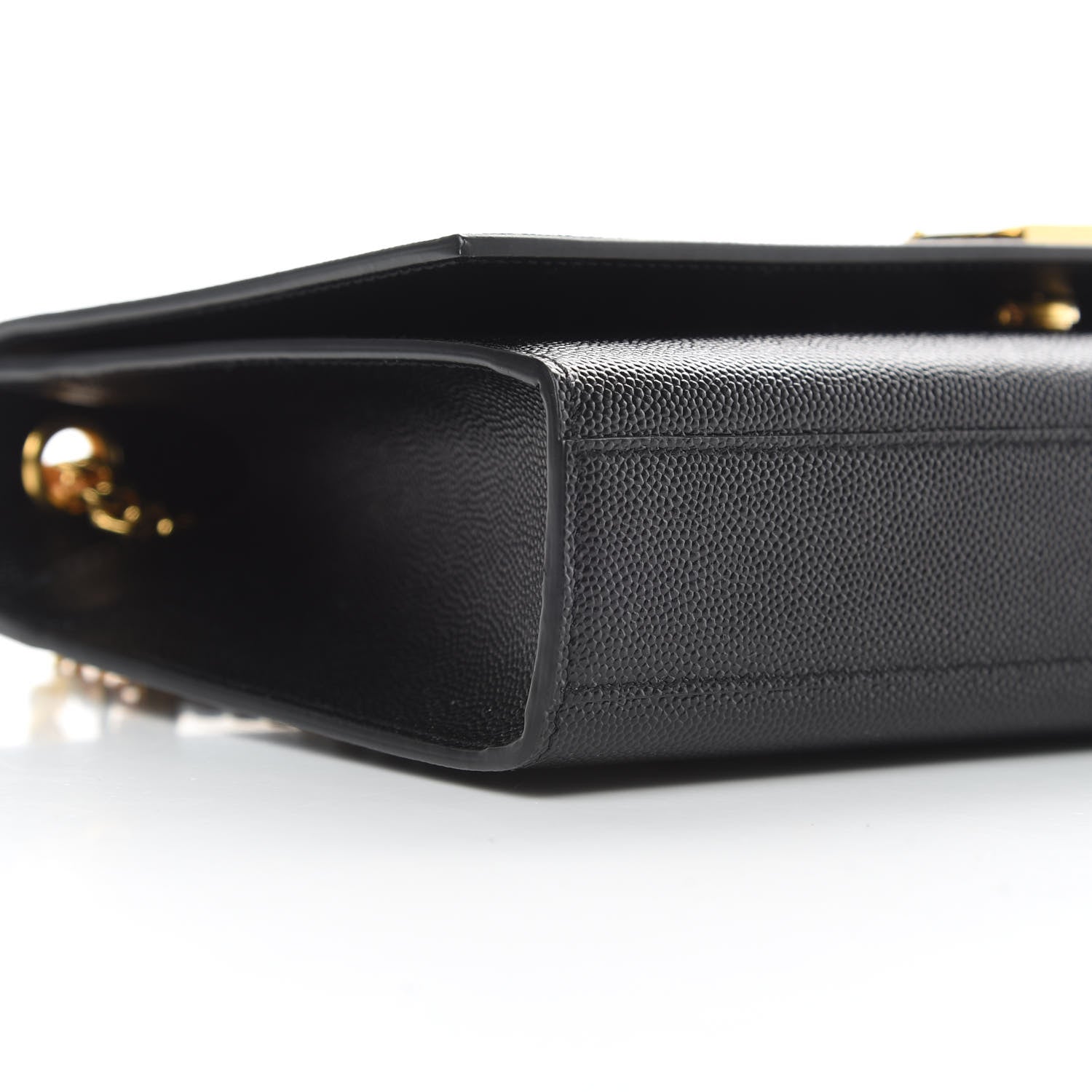 Saint Laurent Grain De Poudre Medium Classic Monogram Kate Satchel Black 9 of 10