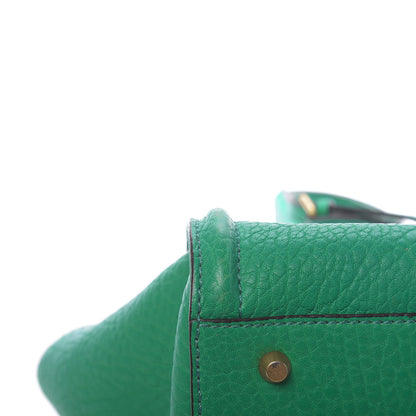 MCM Calfskin Small Kathy Tote Green 12 of 14
