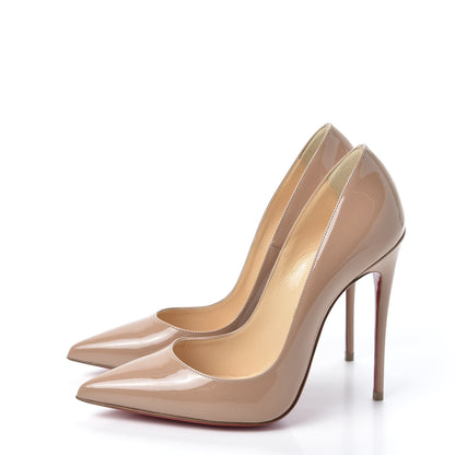 Christian Louboutin Patent So Kate 120 Pumps 36.5 Nude 3 of 9