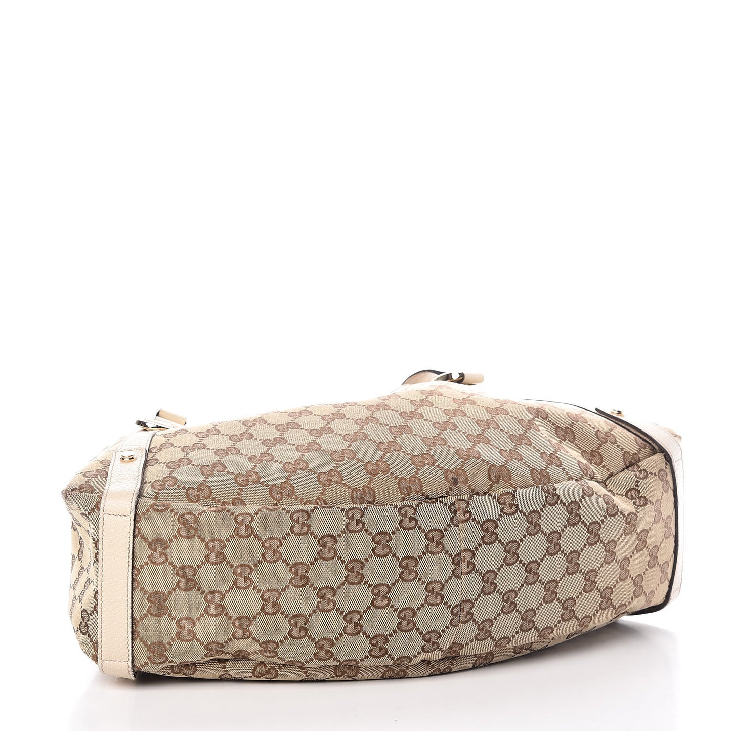 Monogram Medium Abbey Shoulder Bag Off White