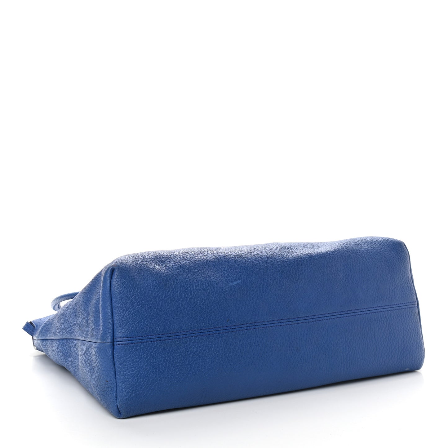 Grainy Calfskin Medium Baynard Tote Brilliant Blue