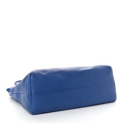 Burberry Grainy Calfskin Medium Baynard Tote Brilliant Blue 3 of 12