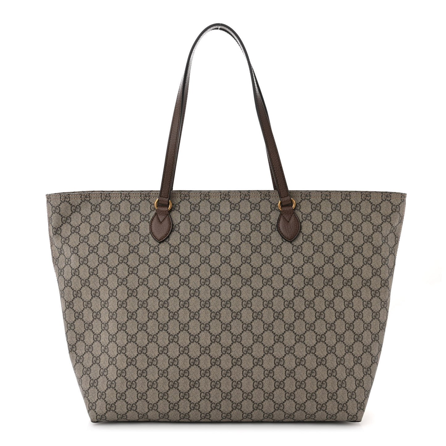 GG Supreme Monogram Medium Ophidia Shopping Tote Ebony