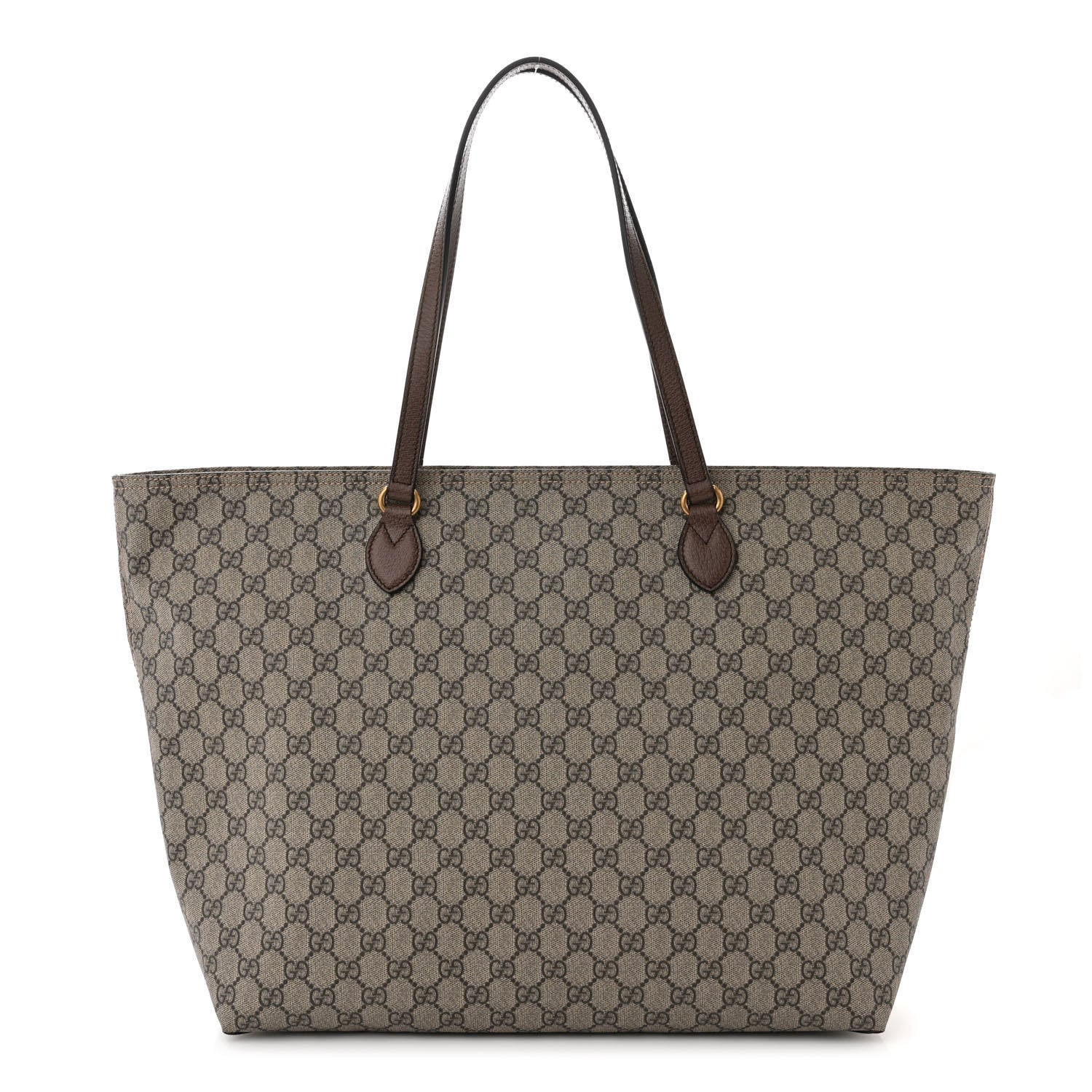 Gucci GG Supreme Monogram Medium Ophidia Shopping Tote Ebony 1 of 10