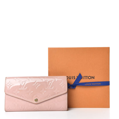 Louis Vuitton Vernis Sarah Wallet NM Rose Ballerine 16 of 16