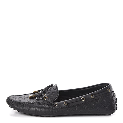 Louis Vuitton Empreinte Gloria Loafers 37.5 Black 1 of 6