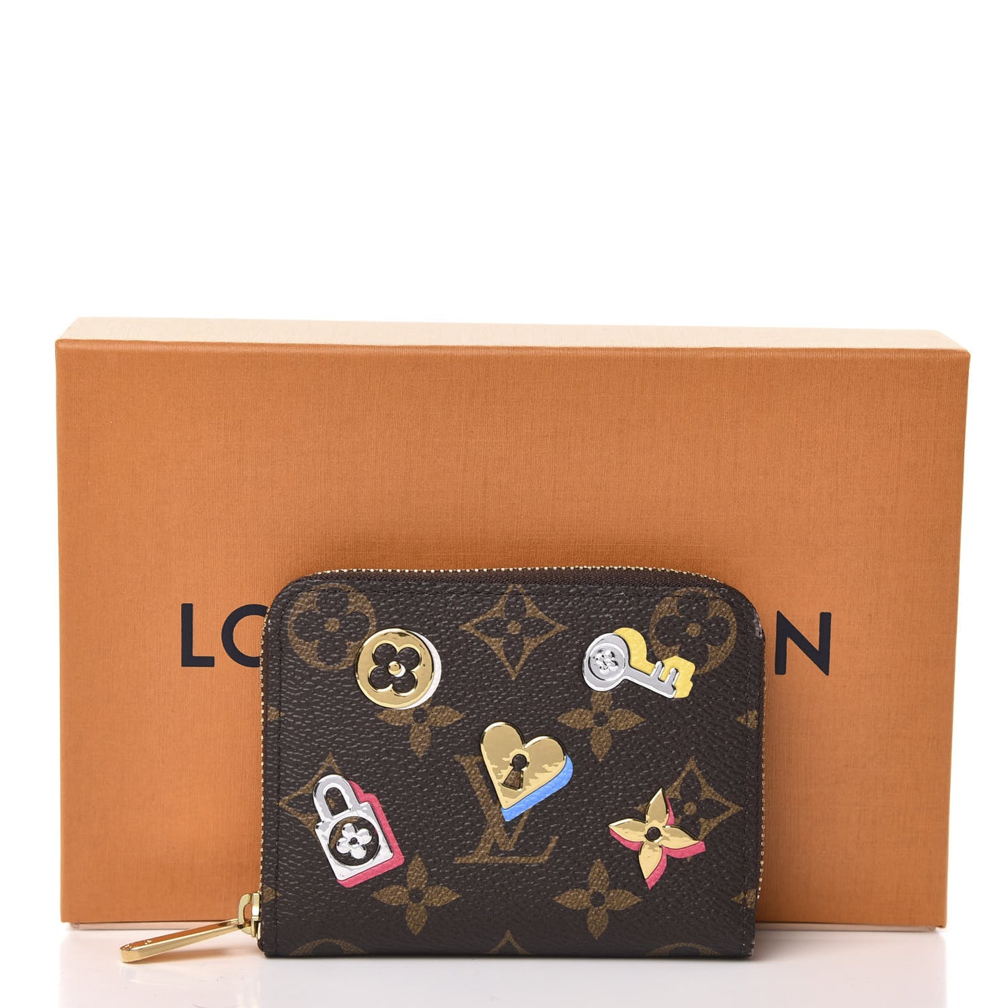 Monogram LV Love Lock Zippy Coin Purse