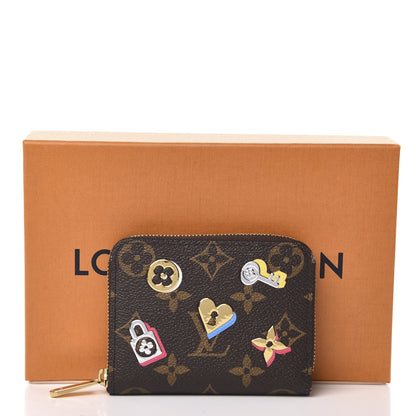 Louis Vuitton Monogram LV Love Lock Zippy Coin Purse 7 of 7