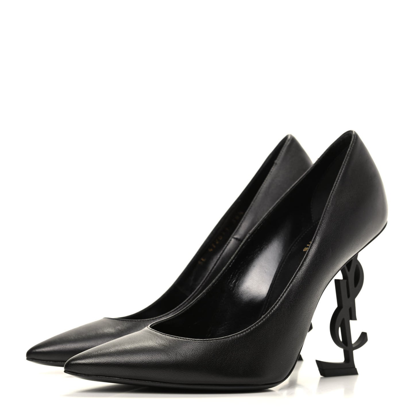 Calfskin Opyum 110 Pumps 38.5 Black