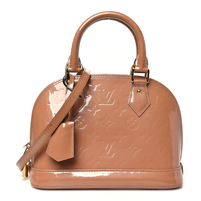 Louis Vuitton Vernis Alma BB Rose Velours 1 of 11