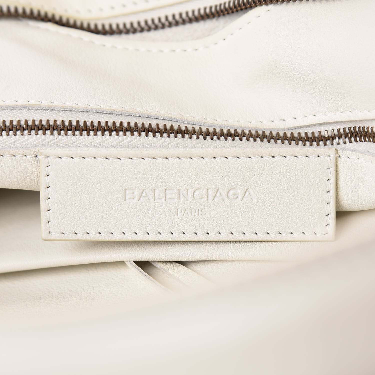 Balenciaga Veau Soyeux Bi-Color Perforated Blackout Hardware City White Black 7 of 15