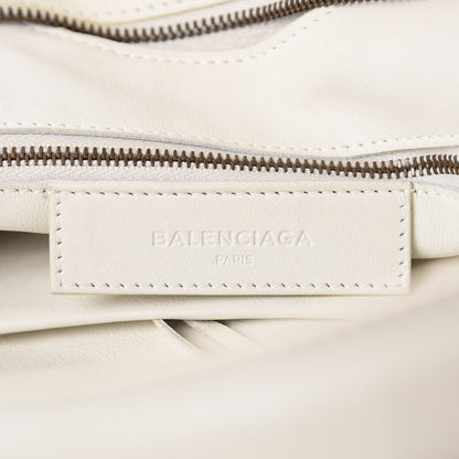 Balenciaga Veau Soyeux Bi-Color Perforated Blackout Hardware City White Black 7 of 15