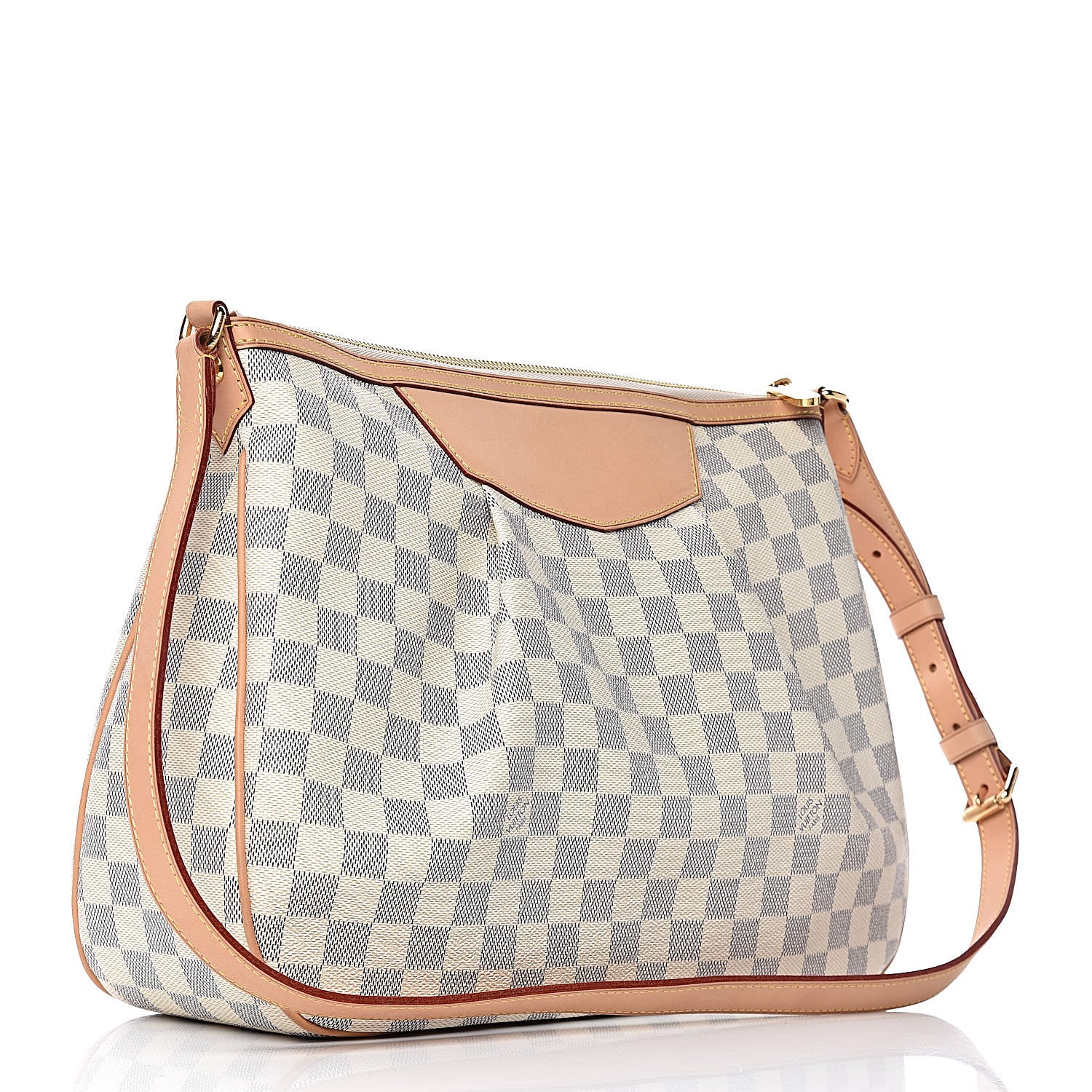 Louis Vuitton Damier Azur Siracusa MM 3 of 10