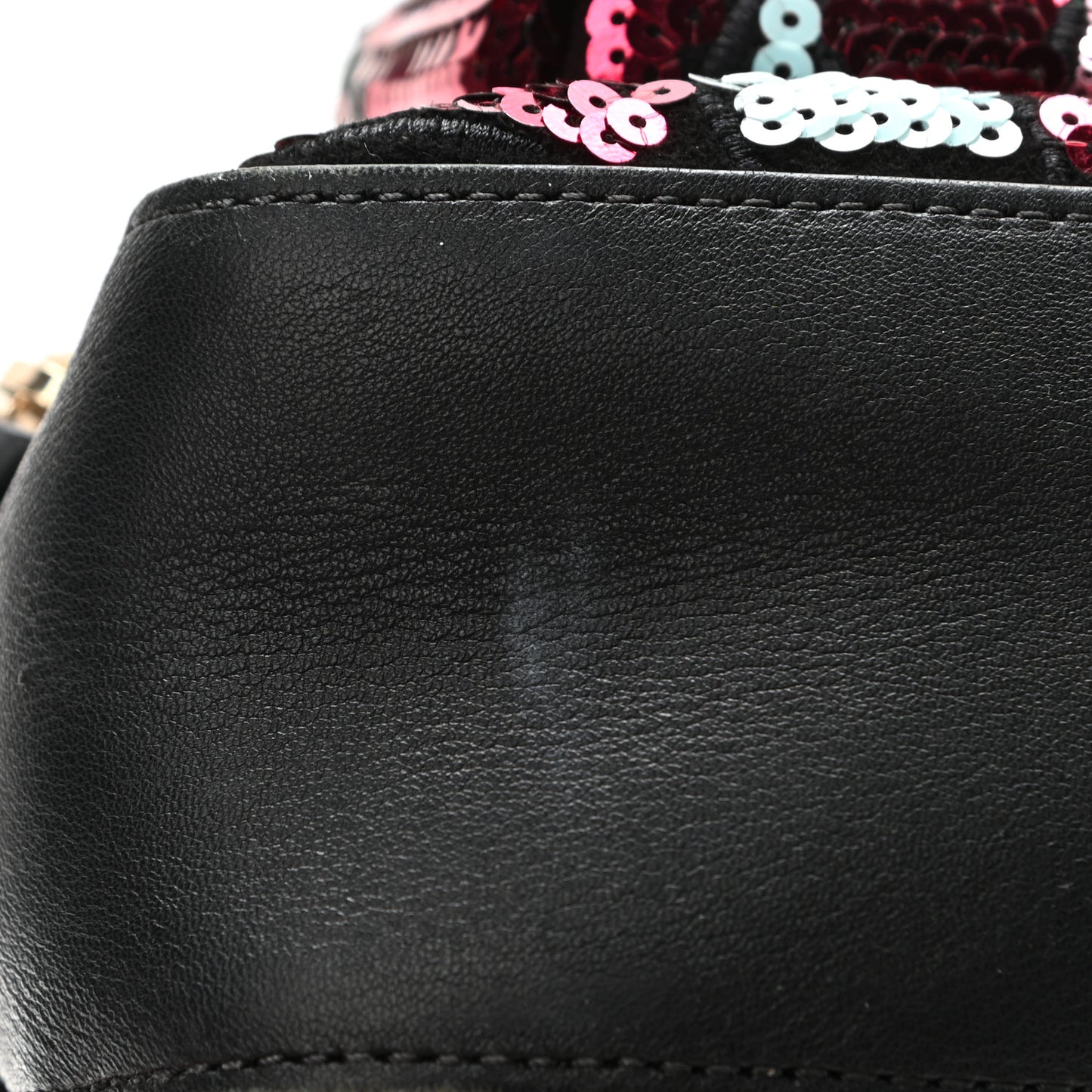 Sequin Mini Palazzo Backpack Black Multicolor