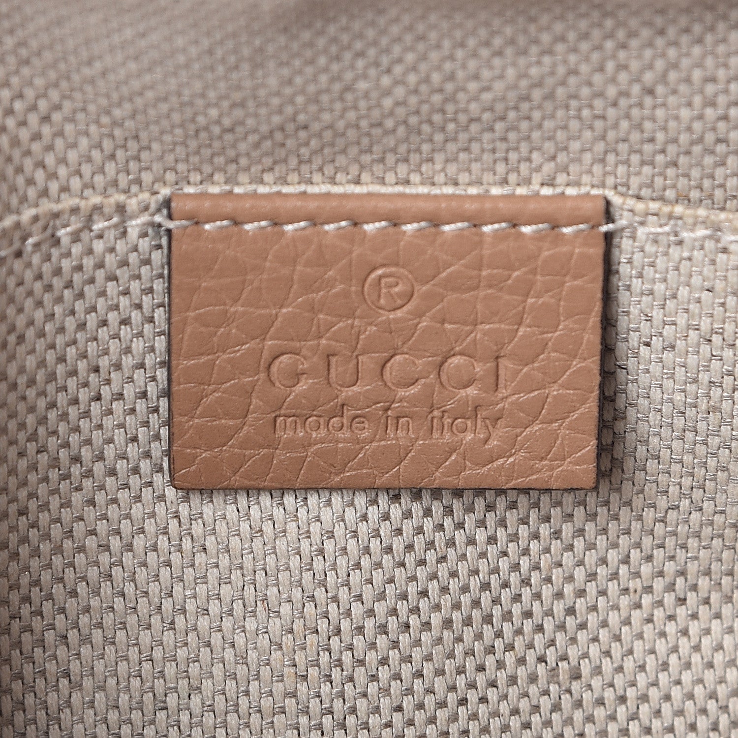 Gucci Pebbled Calfskin Small Soho Disco Bag Camelia 6 of 10