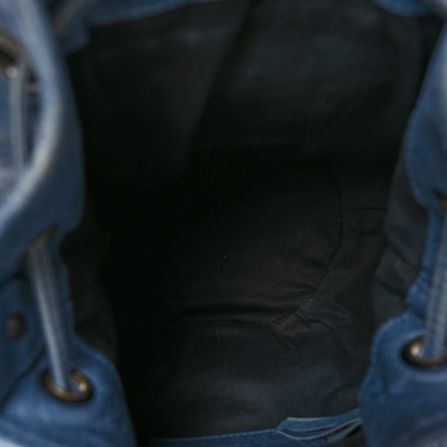 Agneau Classic Hardware Mini Pompon Bleu Persan