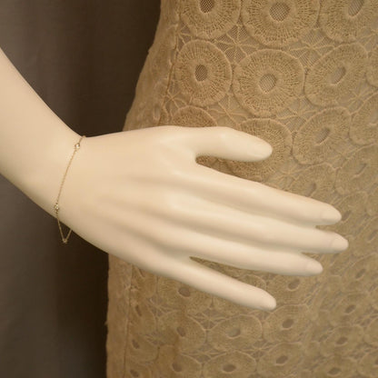 Tiffany Sterling Silver Diamond .09ct Elsa Peretti Diamonds By The Yard Bracelet 2 of 4