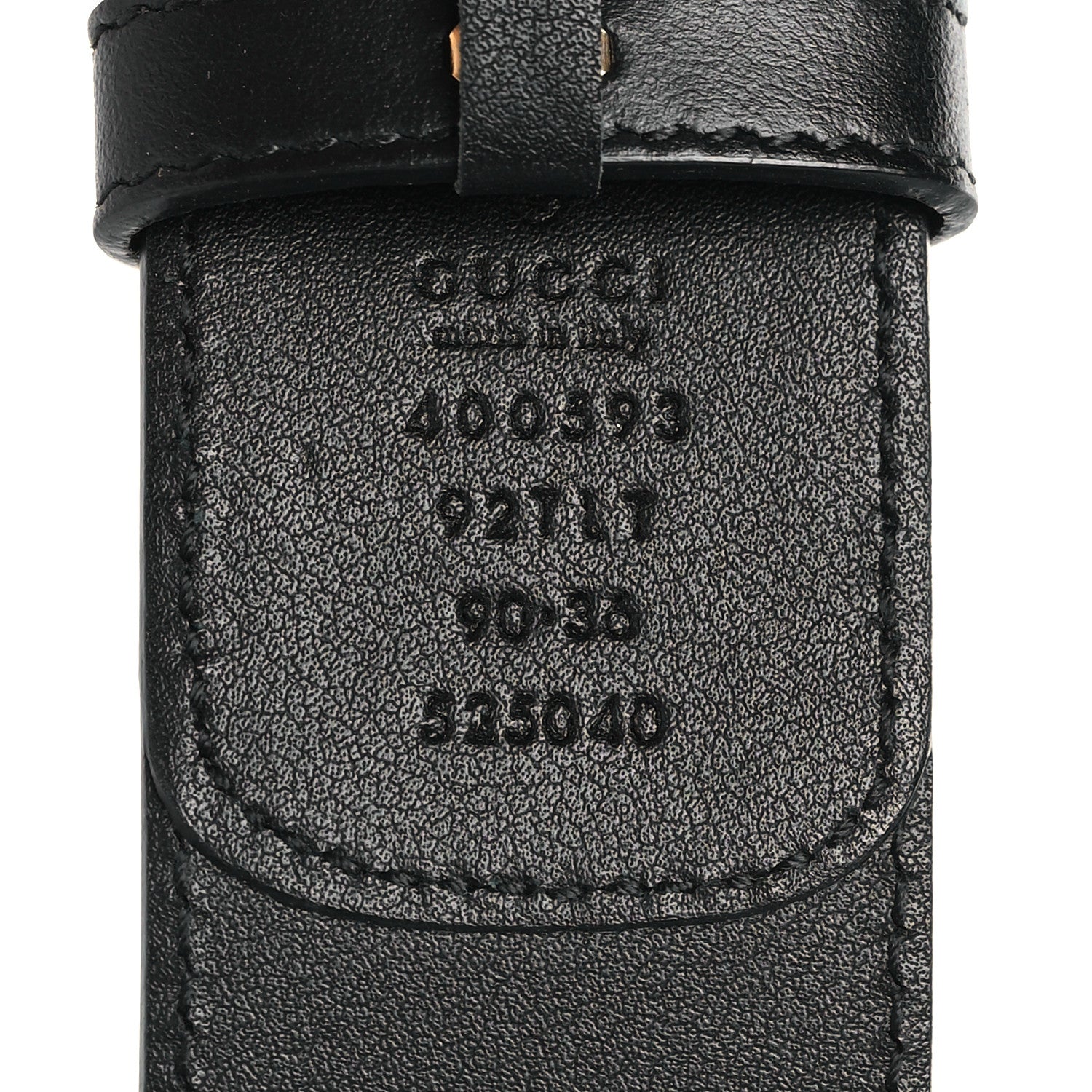 Gucci Calfskin Double G 40mm Belt 90 36 Black 4 of 5