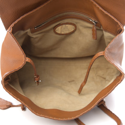 Fendi Cuoio Romano Selleria Medium Linda Satchel Saddler 4 of 12