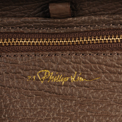3.1 Phillip Lim 3.1 Textured Calfskin Mini Pashli Satchel Taupe 6 of 8