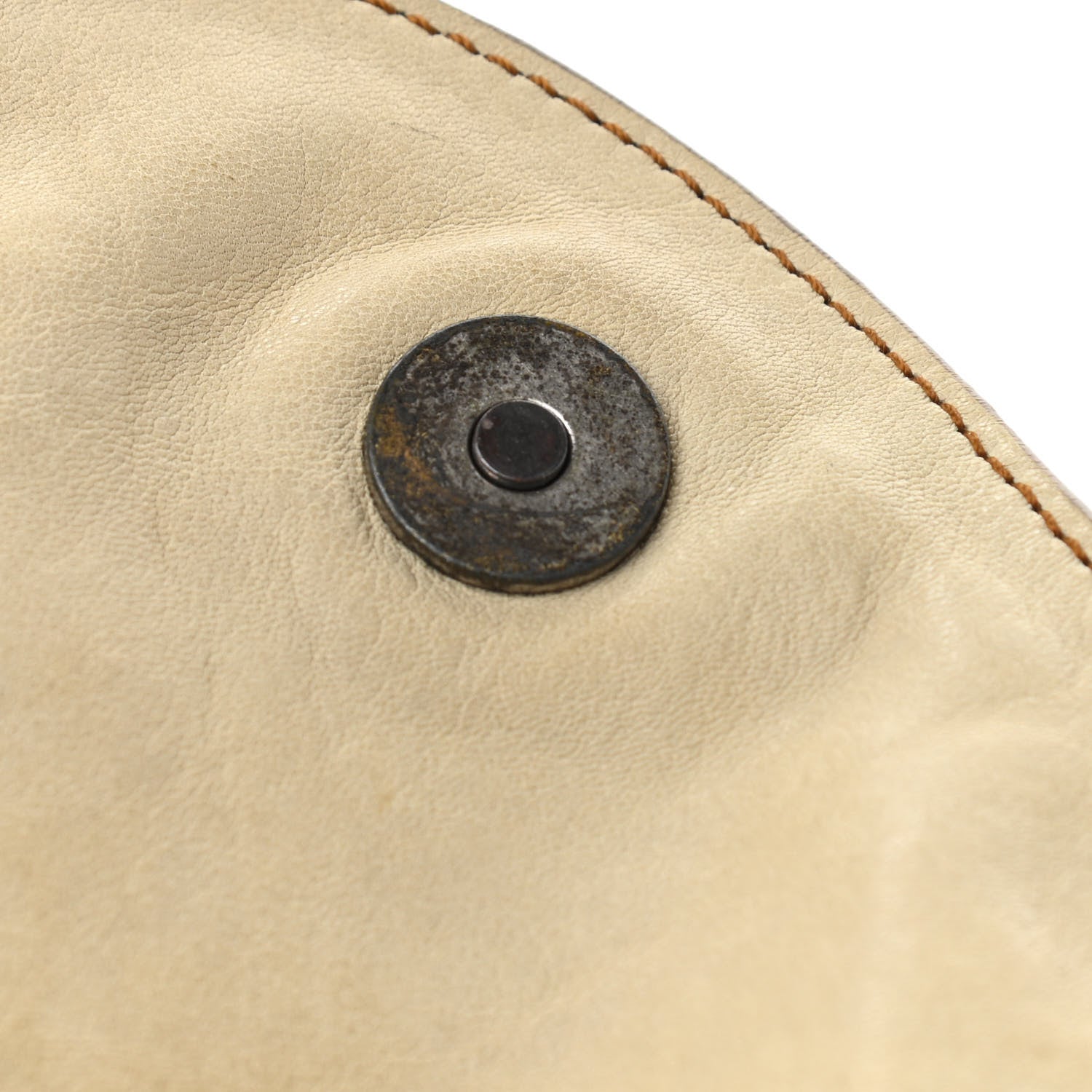 Christian Dior Calfskin Medium Gaucho Double Saddle Bag Ivory 13 of 17