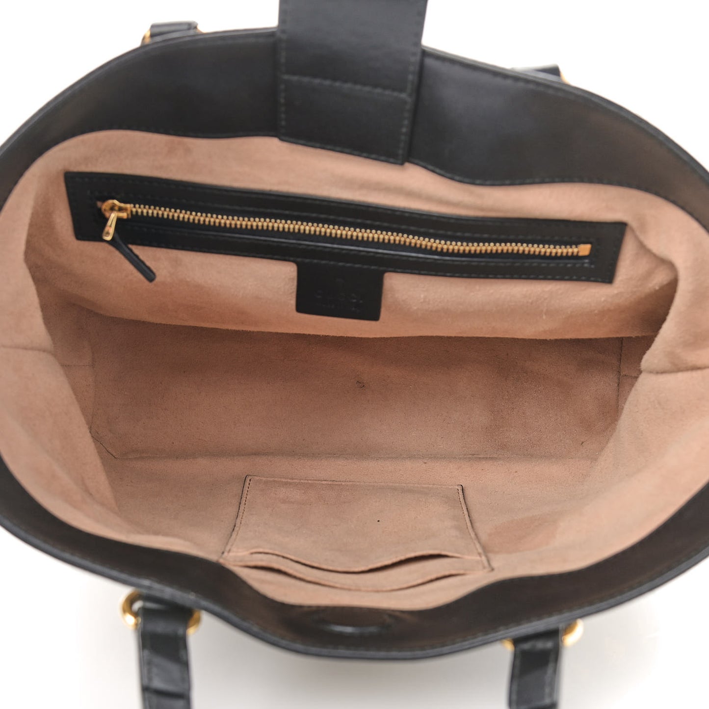 Soft GG Supreme Monogram Bees Small Crossbody Tote Beige Oro Black
