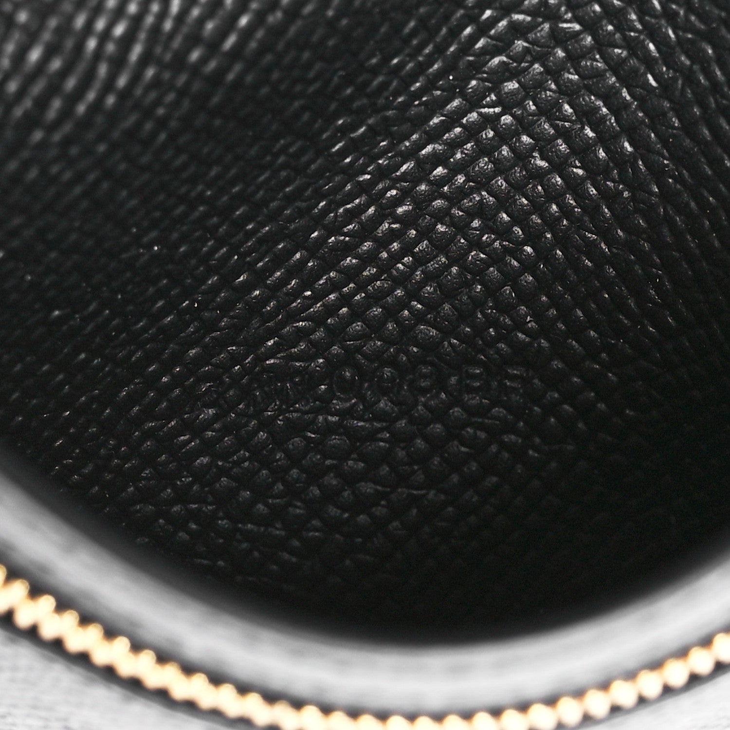 Hermes Epsom Tri-Fold Compact Bearn Wallet Black 10 of 14