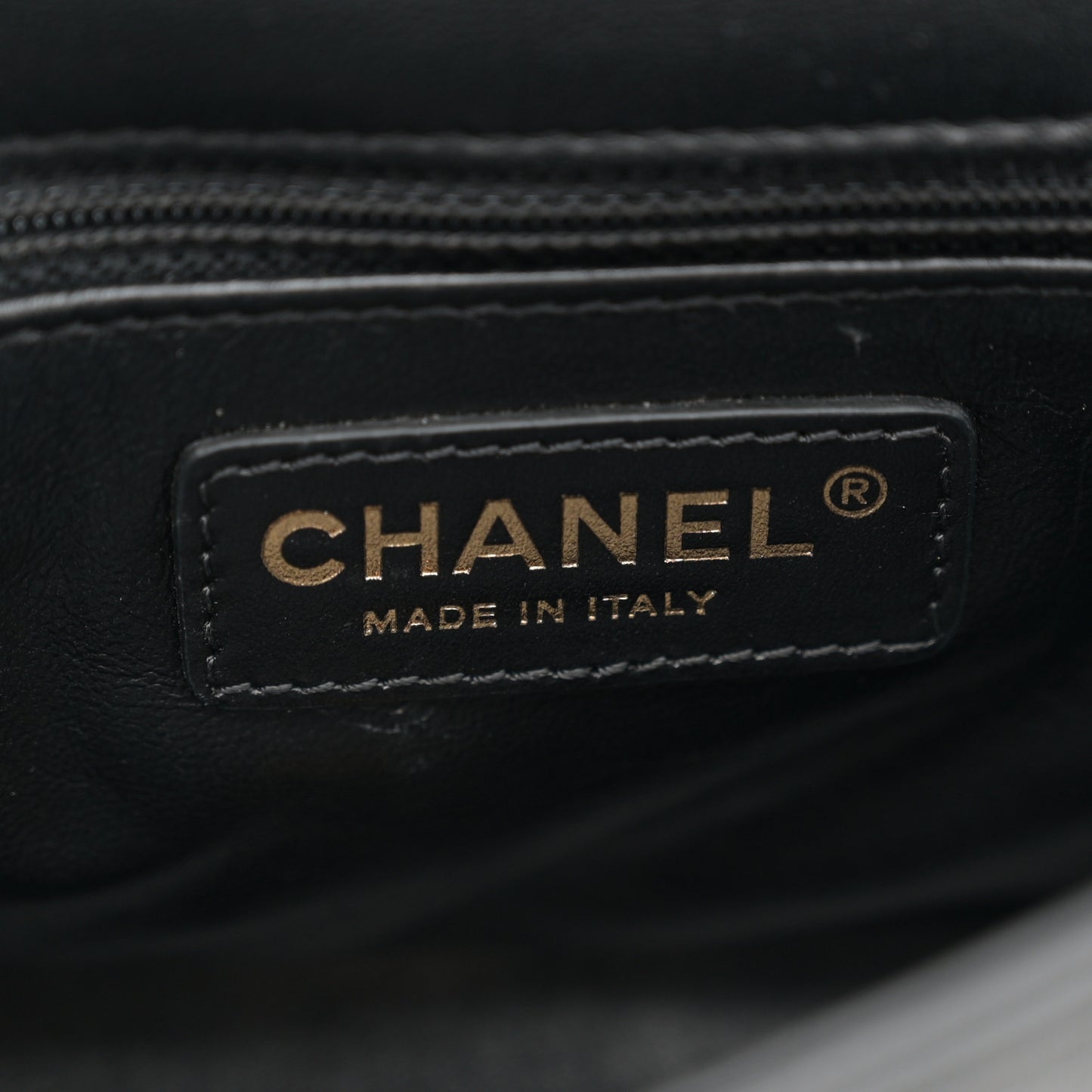 Lambskin Quilted Small Easy Carry Flap Black