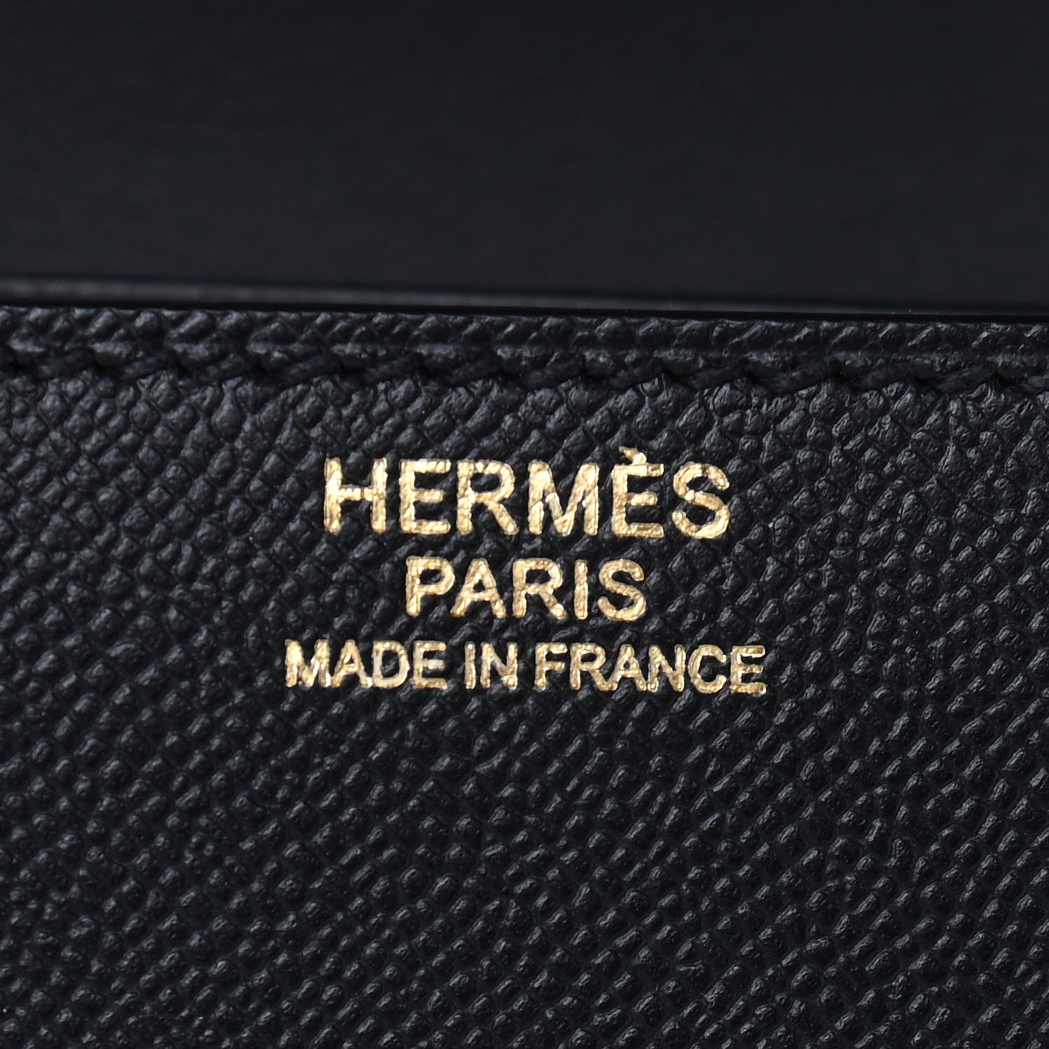 Hermes Grained Monsieur Mosaique Au 24-21 Black 5 of 7