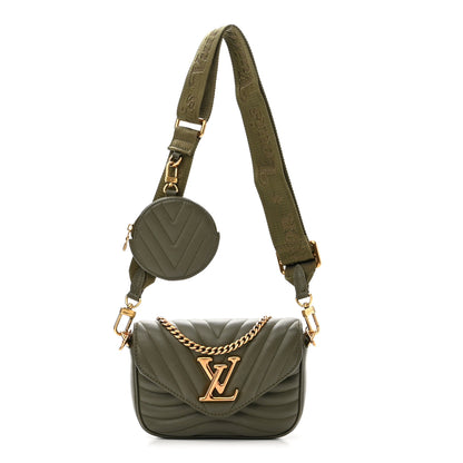 Louis Vuitton Calfskin New Wave Multi Pochette Kaki 1 of 10