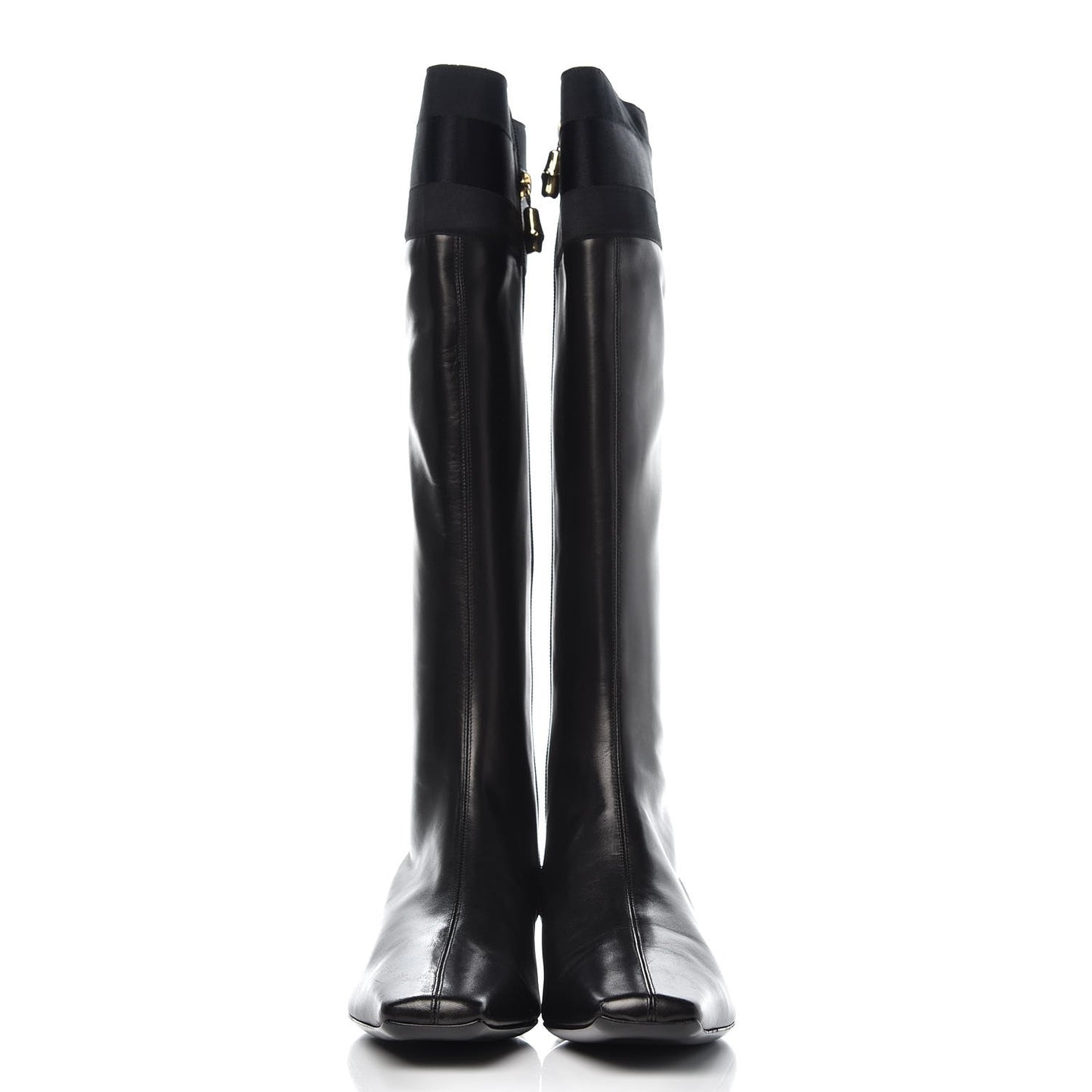Calfskin Silk Lifford Boots 8.5 Black