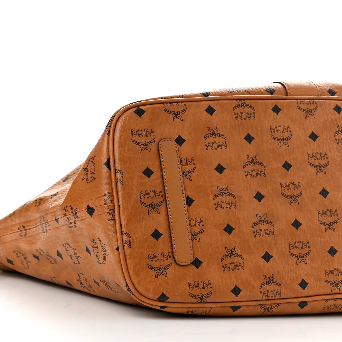 Visetos Large Liz Reversible Shopper Tote Cognac