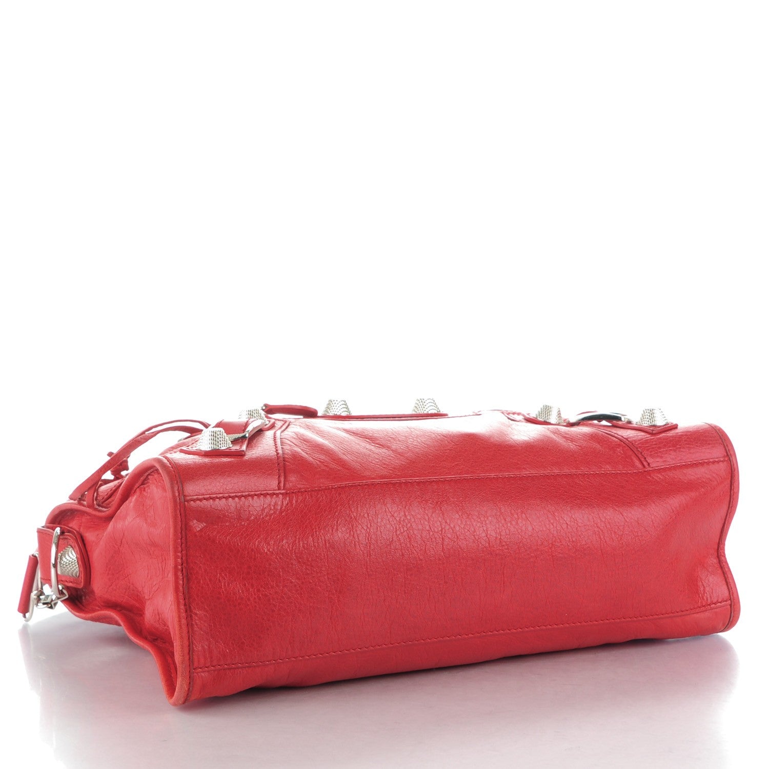 Balenciaga Agneau Giant 21 Silver Hardware City Rouge Coquelicot 4 of 8