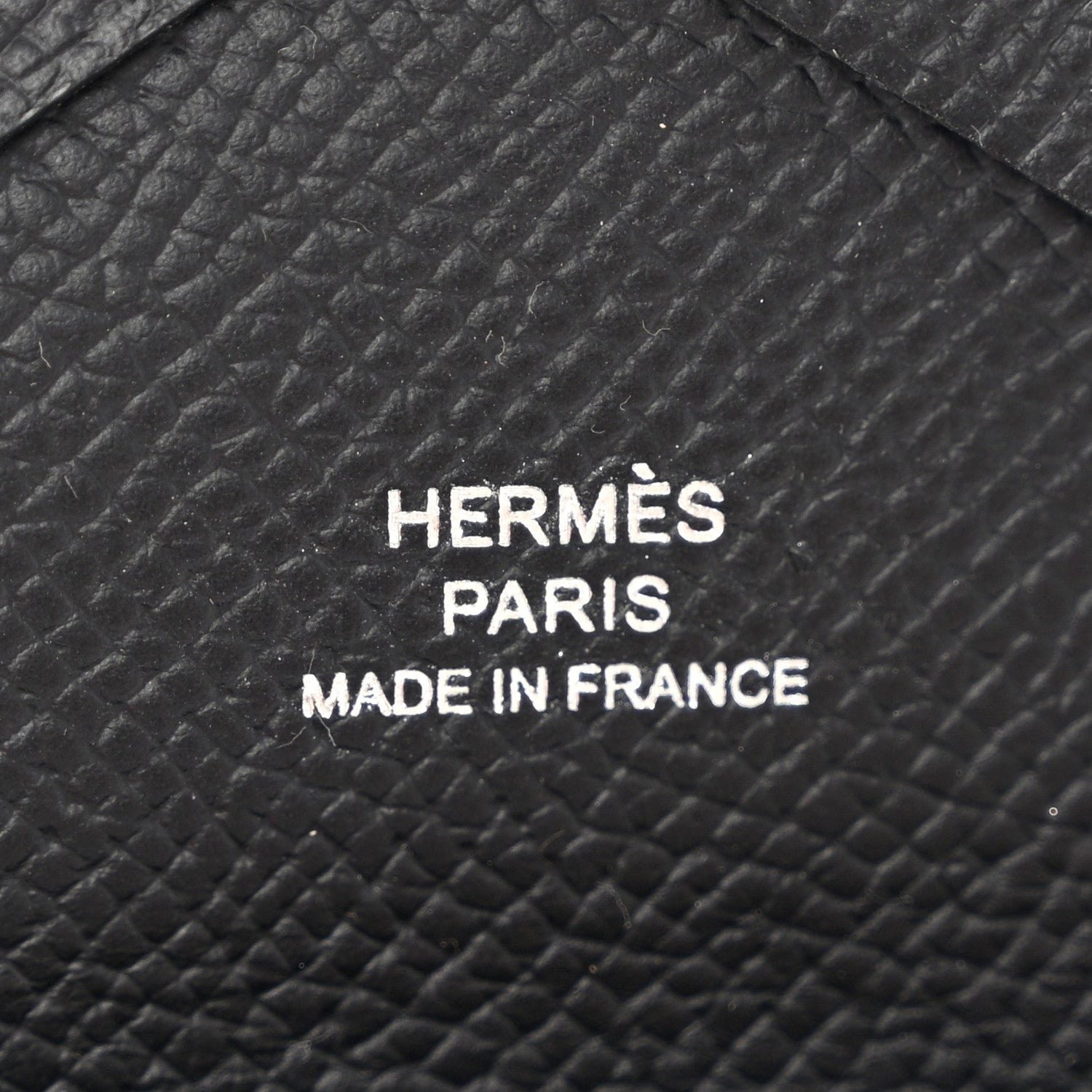 Hermes Epsom Calvi Duo Card Case Black 6 of 8