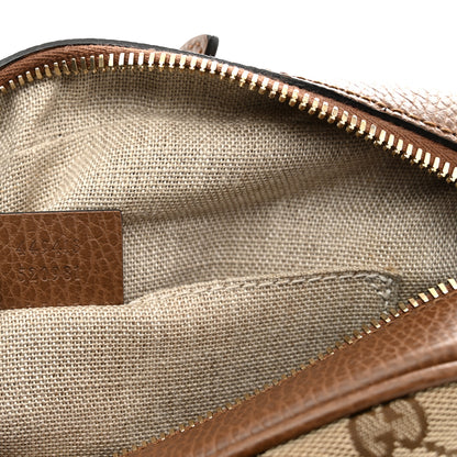 Gucci Monogram Mini Bree Messenger Bag Beige Tabacco 7 of 11