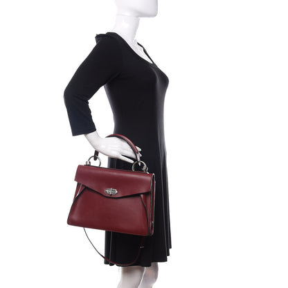 Proenza Schouler Calfskin Medium Hava Top Handle Bag Midnight Plum 3 of 15