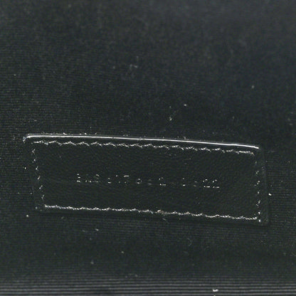 Saint Laurent Grain De Poudre Matelasse Chevron Monogram Envelope Clutch Blanc Vintage 7 of 9