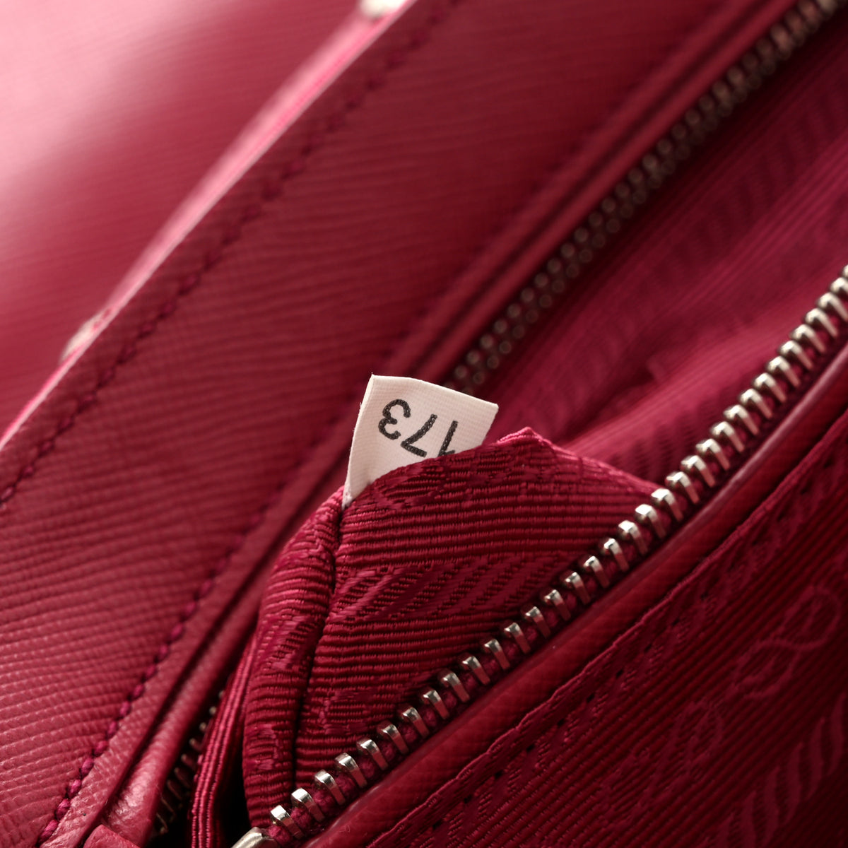 Prada Tessuto Nylon Impuntura Flap Chain Bag Ibisco 7 of 13