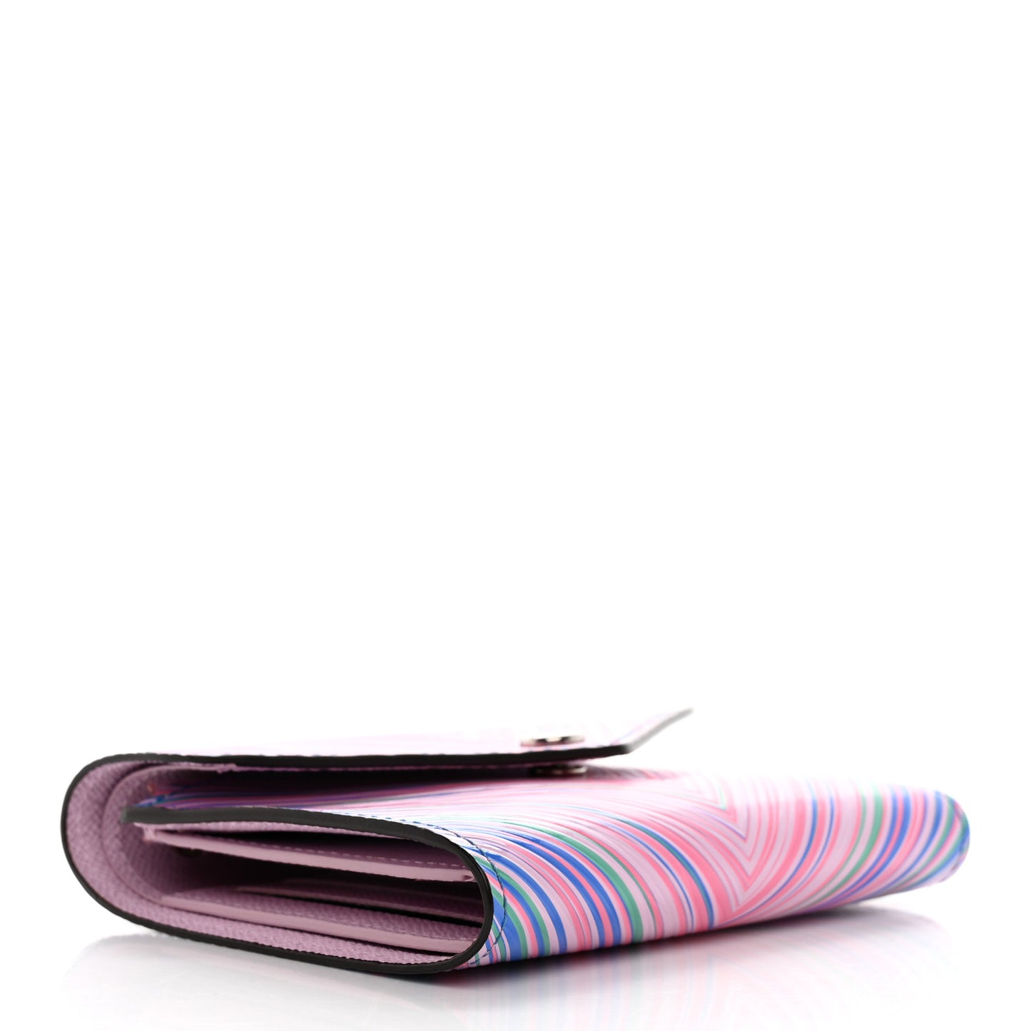 Epi Tropical Victorine Wallet Blue Rose