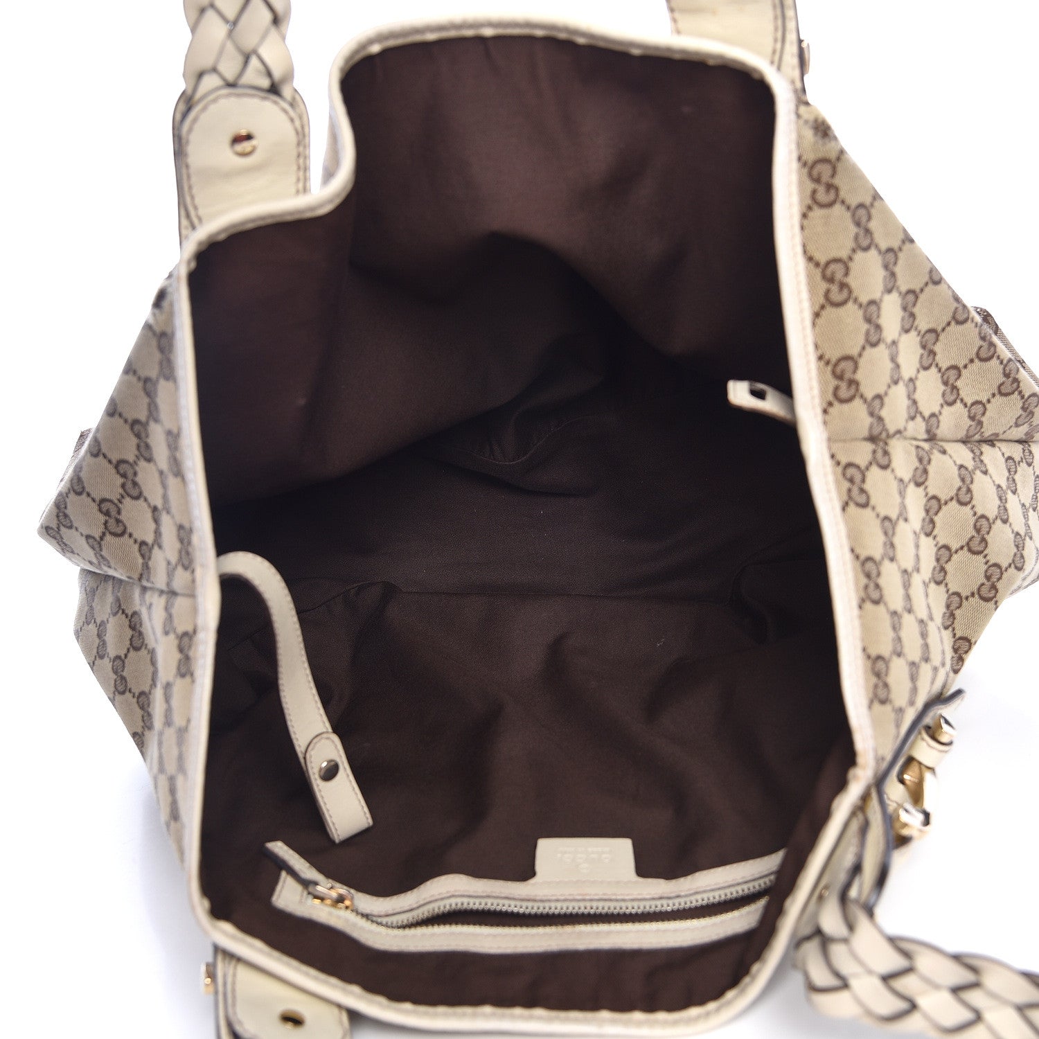 Gucci Monogram Medium Pelham Shoulder Bag Off White 5 of 11