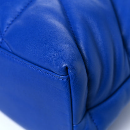Saint Laurent Lambskin Quilted Small Loulou Puffer Monogram Chain Satchel Majorele Blue 11 of 15